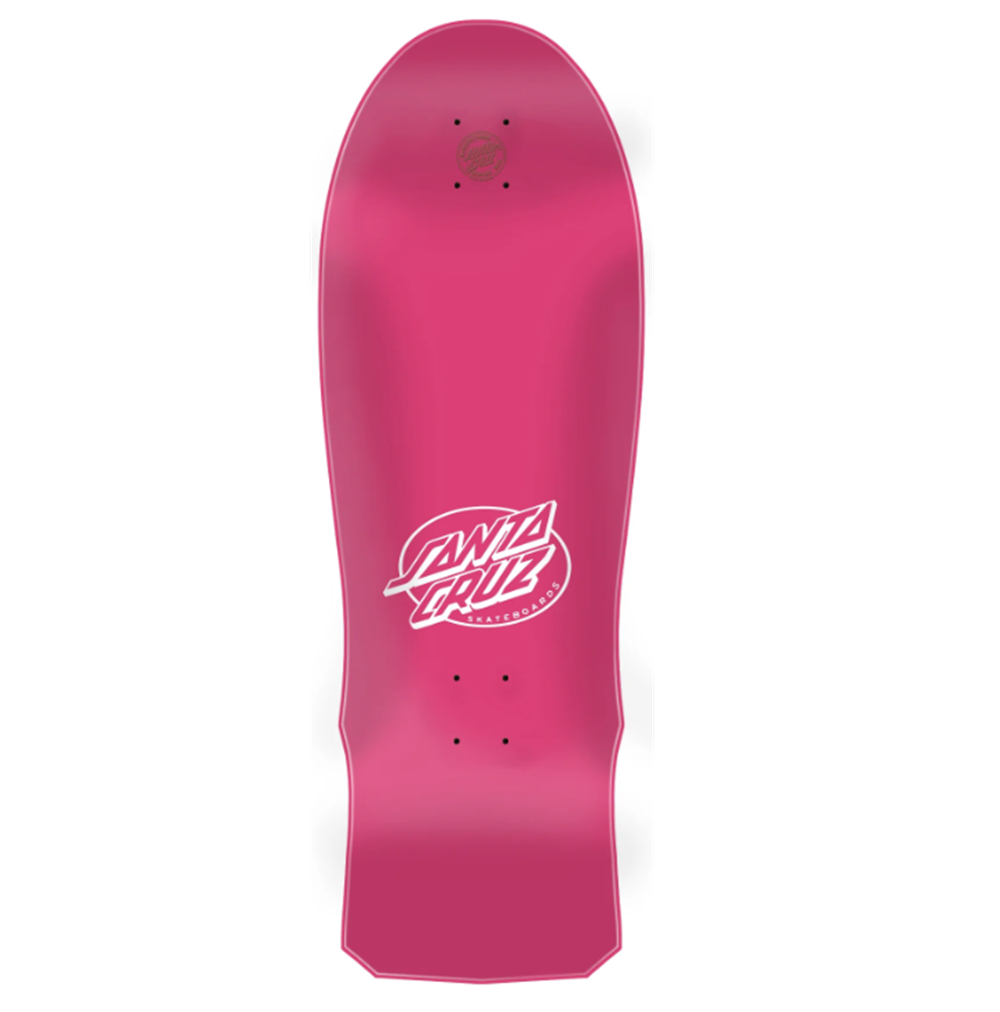 Santa Cruz Grabke Exploding Clock Reissue Skateboard Deck Pink 10x15.3WB