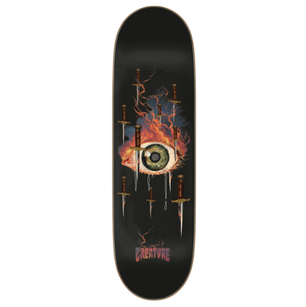 Creature Torres Eyes Pro Stumps Skateboard Deck Black 9x14.25WB