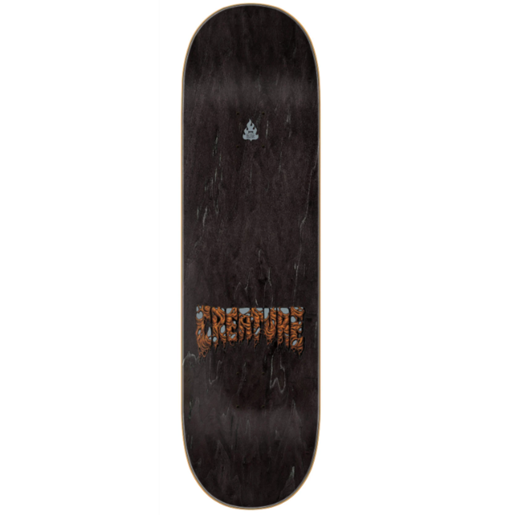 Creature Provost Wasted Pro Skateboard Deck Orange 8.75x14.4WB