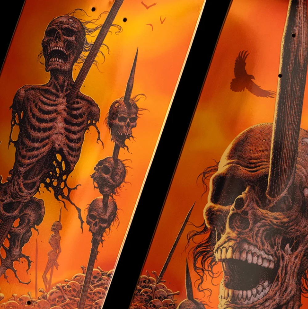 Creature Provost Wasted Pro Skateboard Deck Orange 8.75x14.4WB