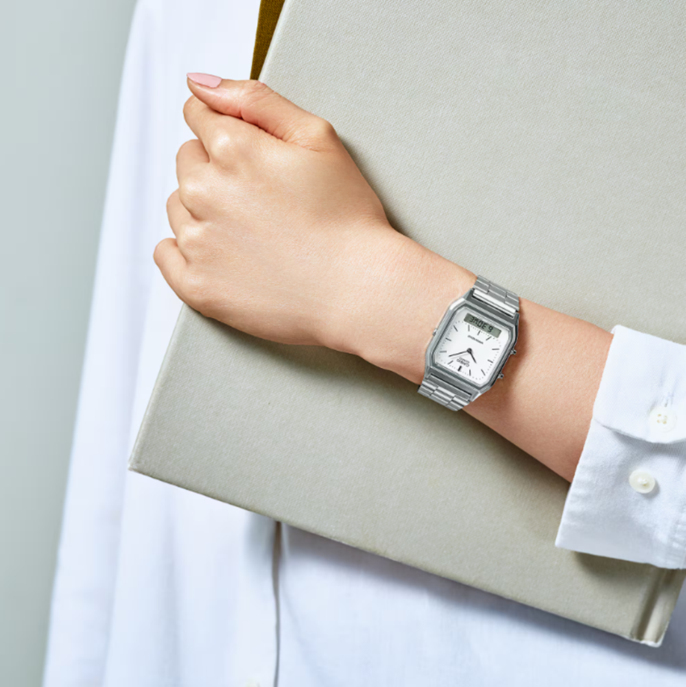 Casio AQ230A-7DM Watch Silver