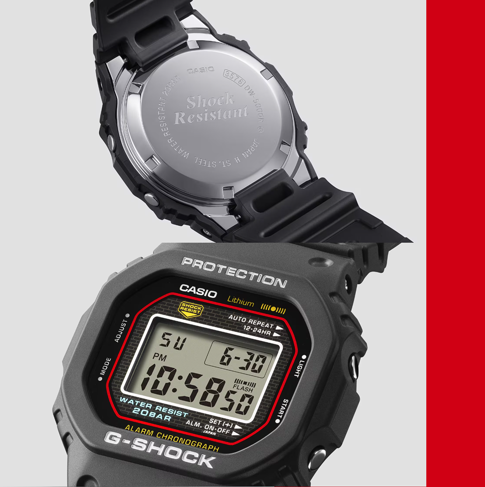 Gshock DW5000R-1A Watch Black
