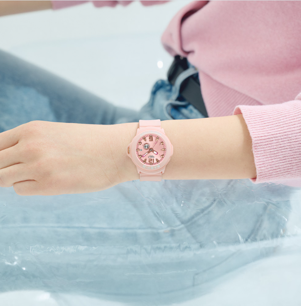 Gshock Baby G Analog BGA15K-4A Watch Light Pink