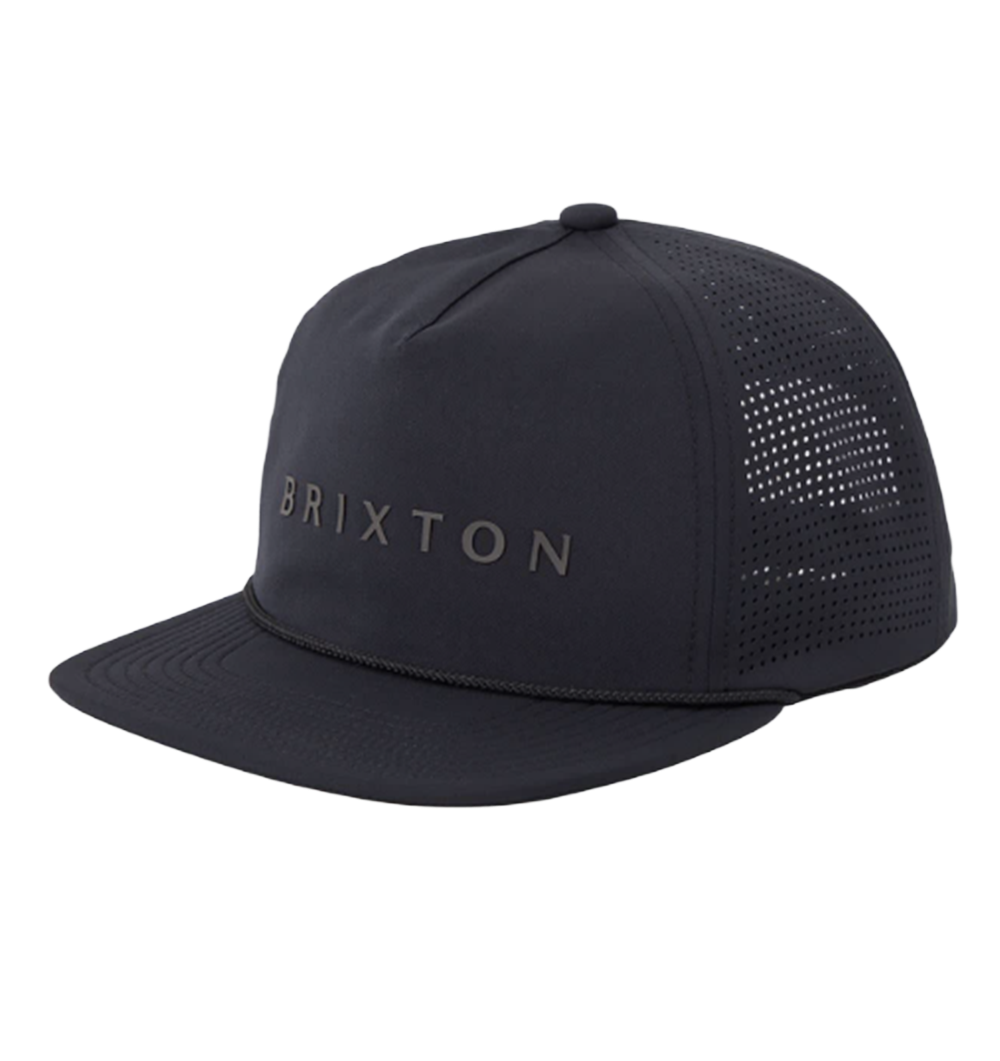 Brixton Alpha Journey Hat Black Adjustable