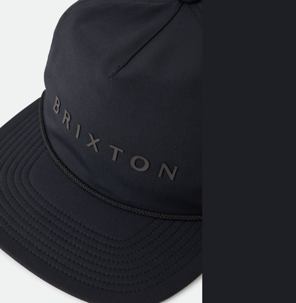 Brixton Alpha Journey Hat Black Adjustable