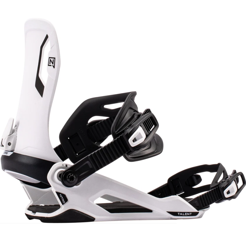 Nitro Talent Snowboard Bindings 2027 White Black Large