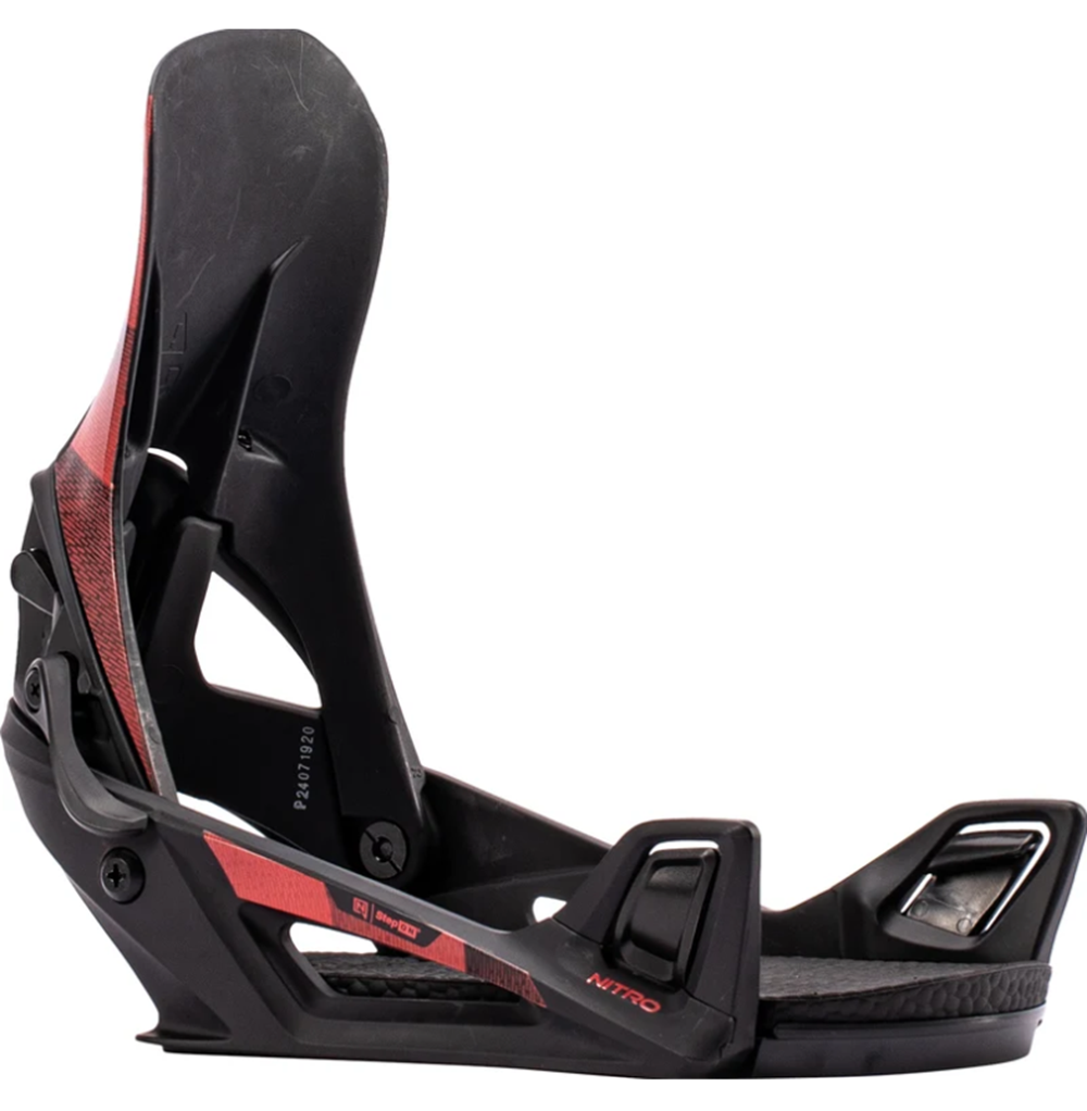 Nitro StepOn Snowboard Bindings 2027 Black OG Large
