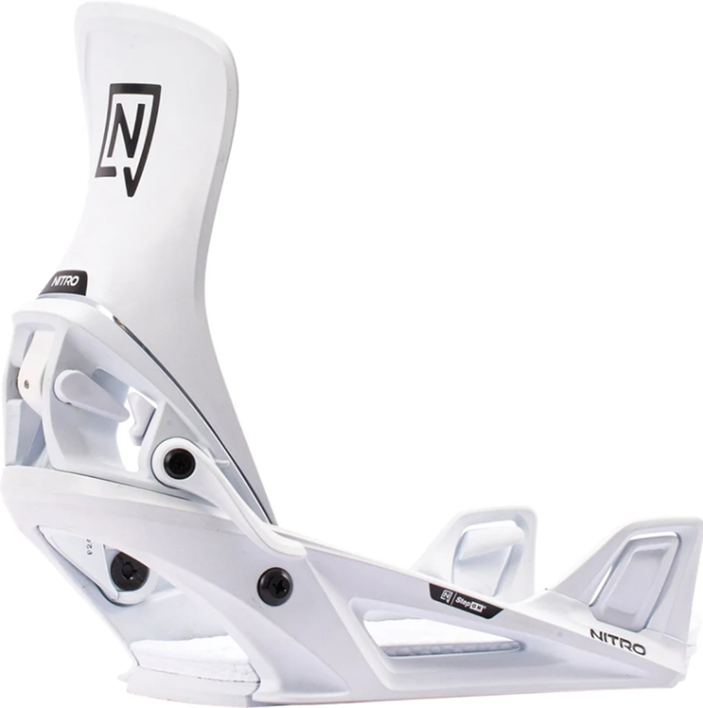 Nitro StepOn Snowboard Bindings 2027 White Medium