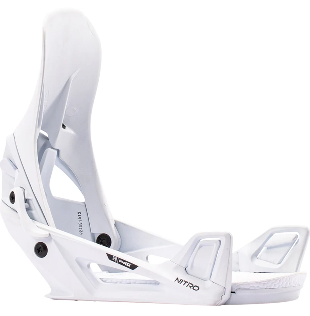 Nitro StepOn Snowboard Bindings 2027 White Large