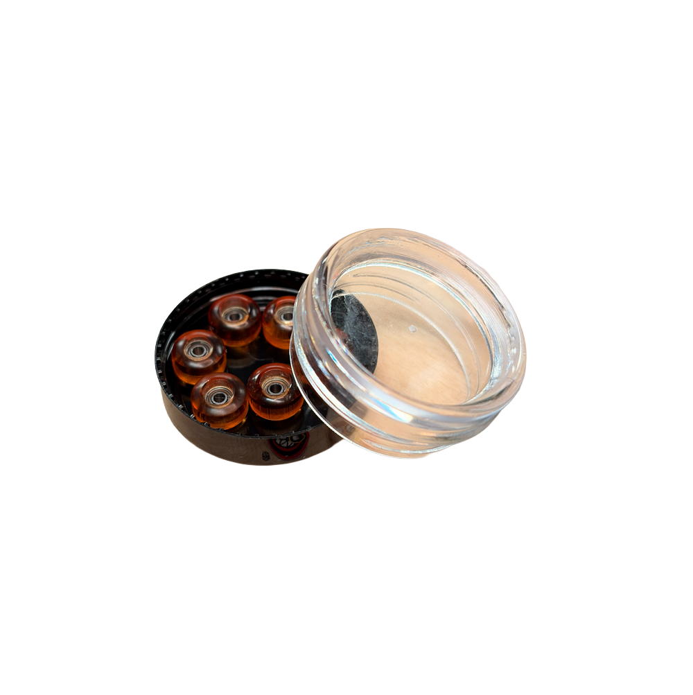 PipSqueak FR Fingerboard Wheels Clear Orange 7.4 Street