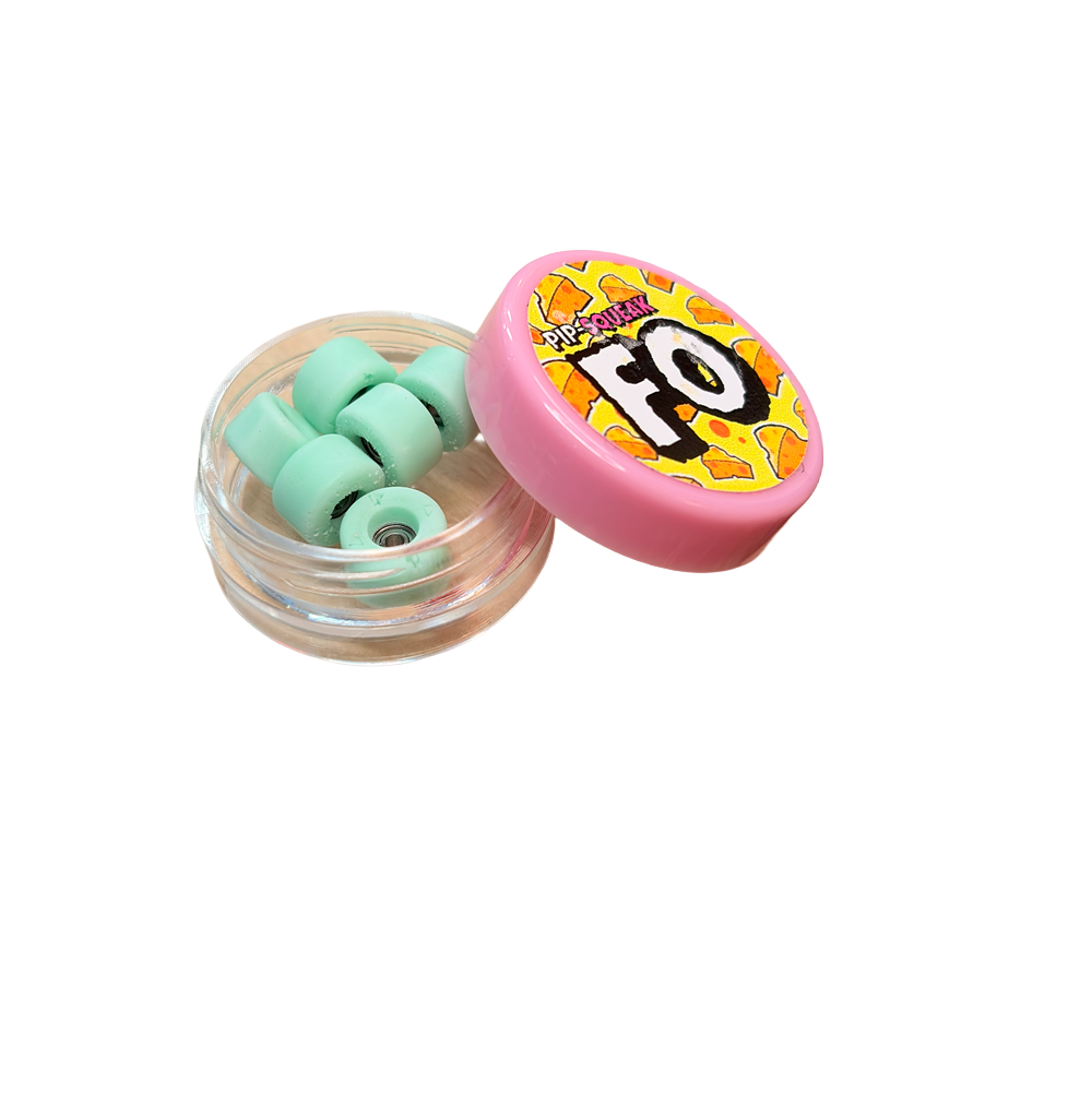 PipSqueak FO Fingerboard Wheels Mint 7.6 Wide