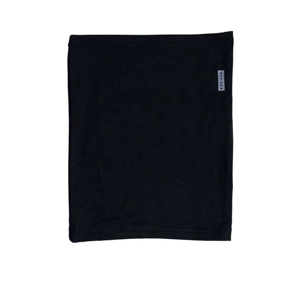 Autumn Lined Neck Gaiter Black