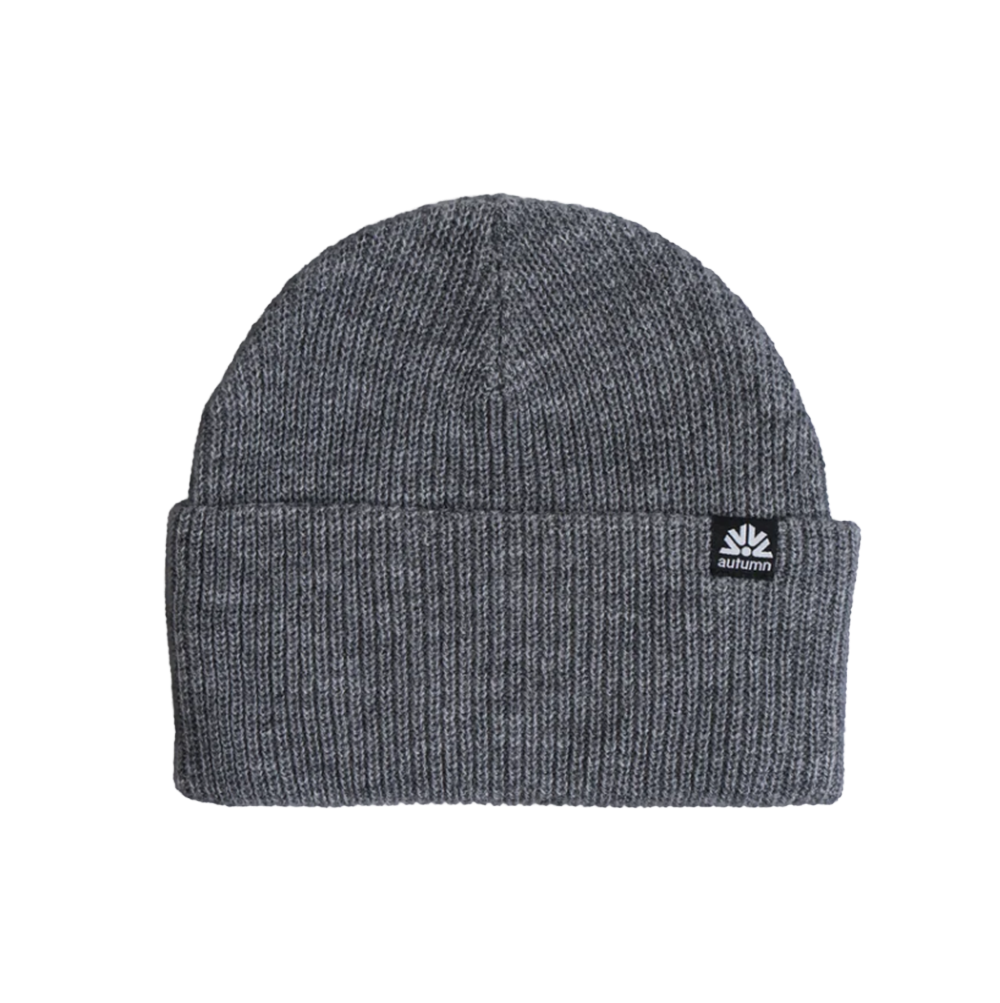 Autumn Simple Solid Beanie Cement