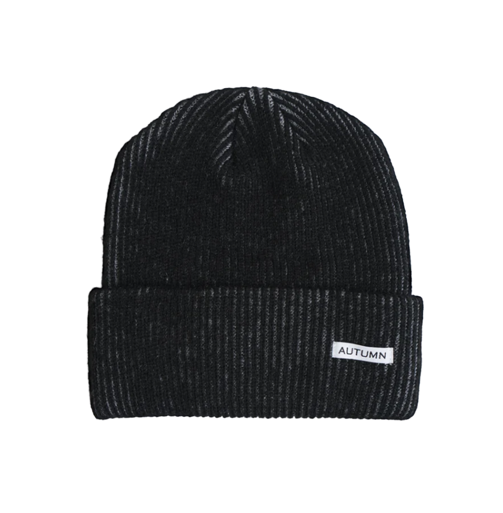 Autumn Cord Beanie Black