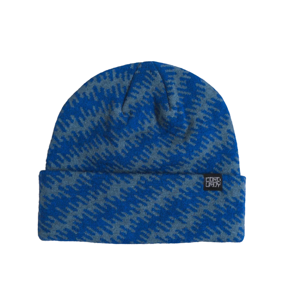 Corduroy Static Camo Beanie Midnight