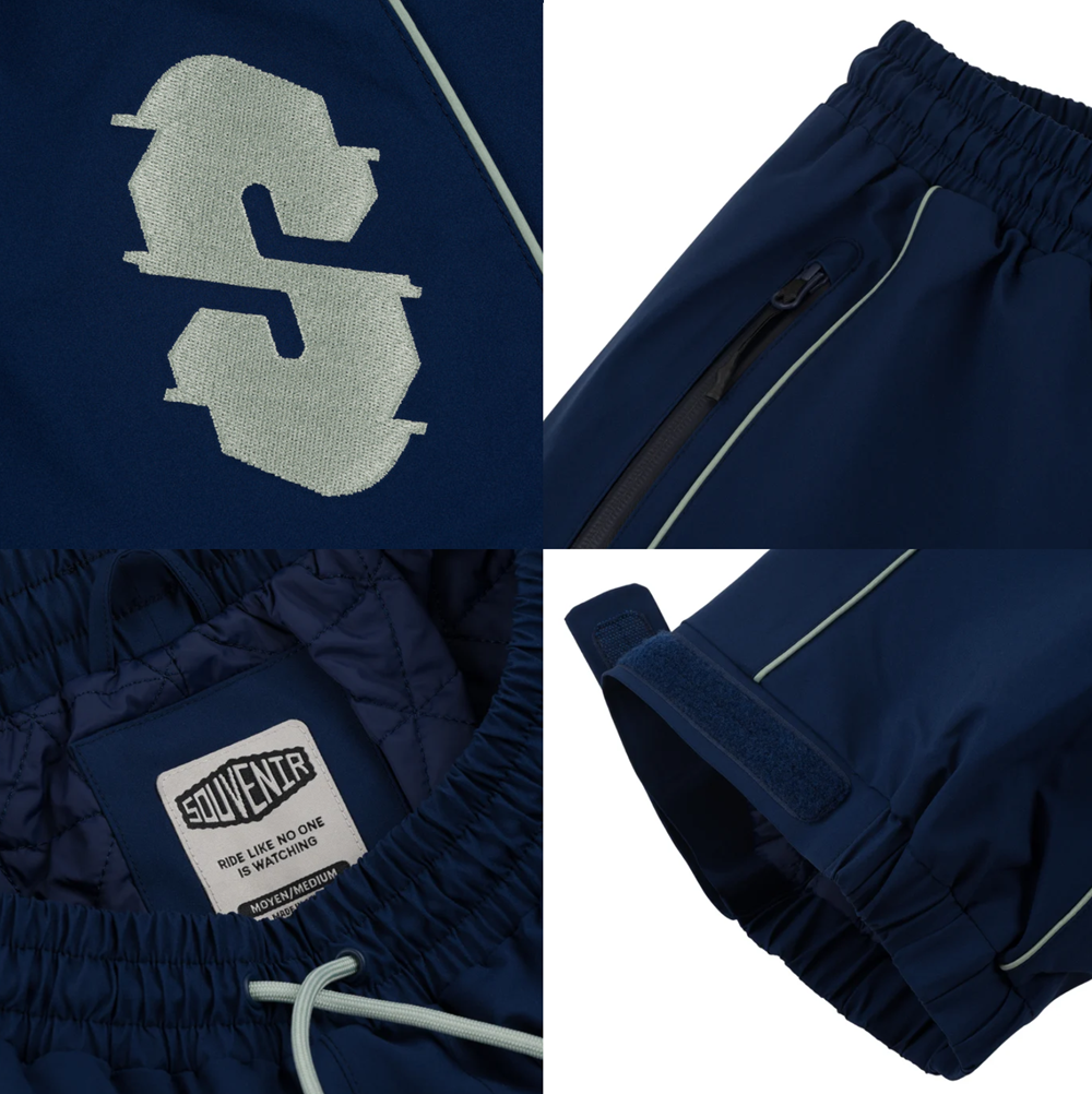 Souvenir Insulated Track Pants Navy