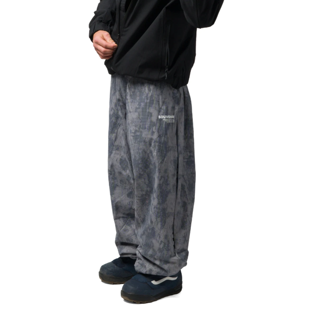 Souvenir Parachute Pants Grey Print