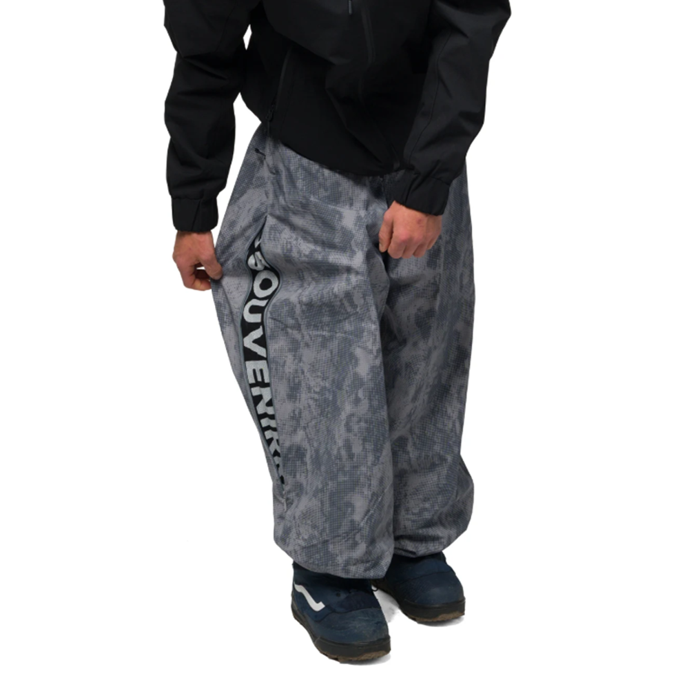 Souvenir Parachute Pants Grey Print