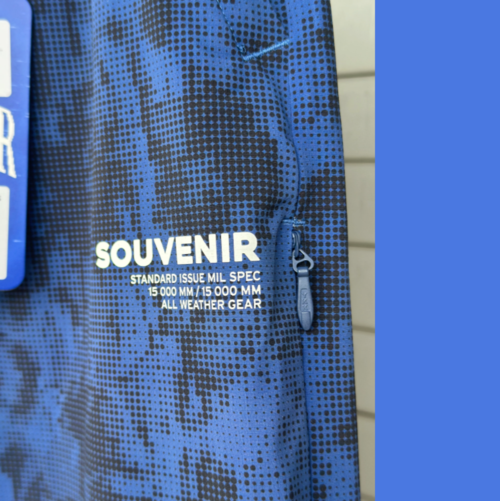 Souvenir Parachute Pants Blue Print