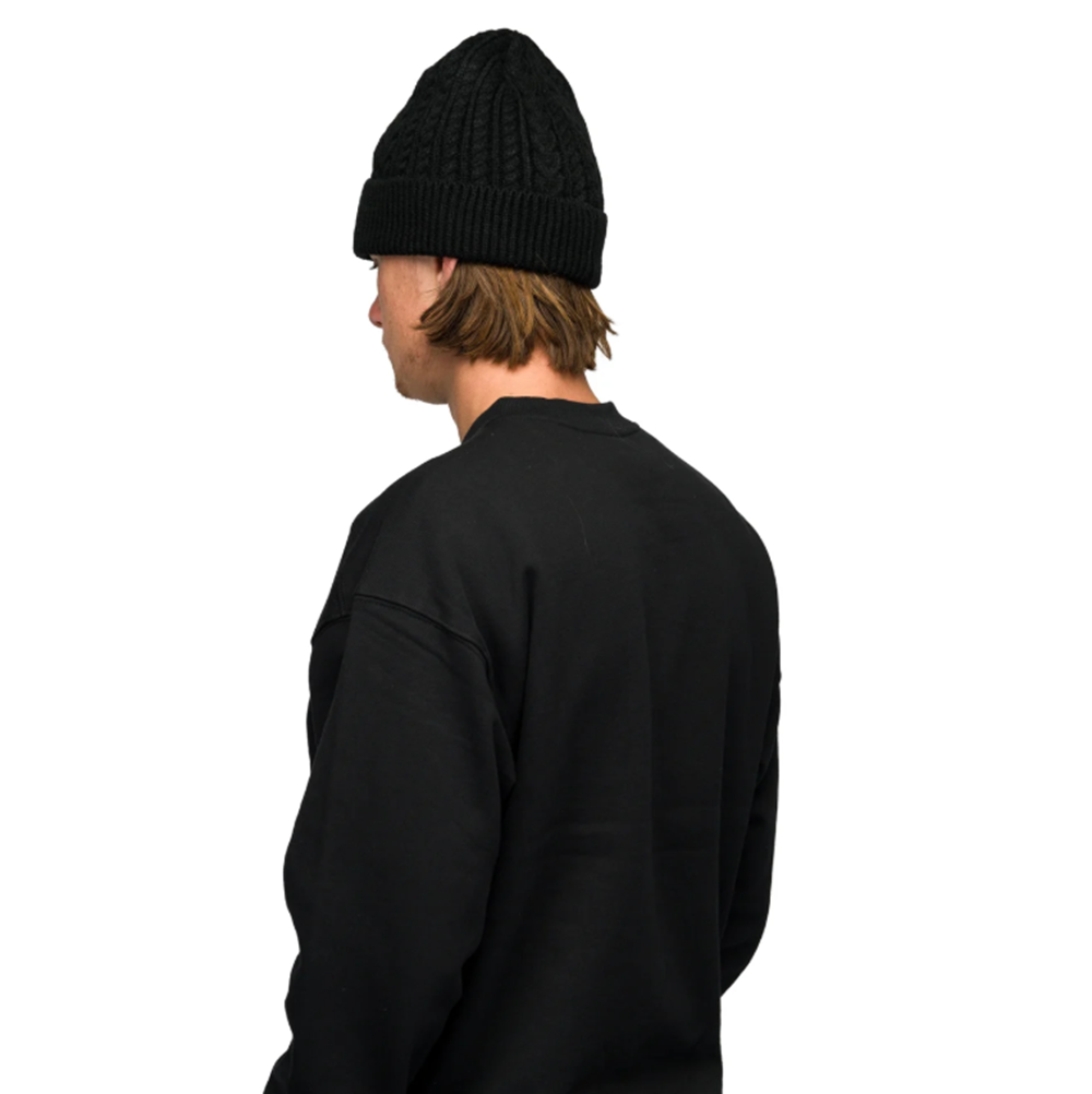 Souvenir Cable Knit Beanie Black