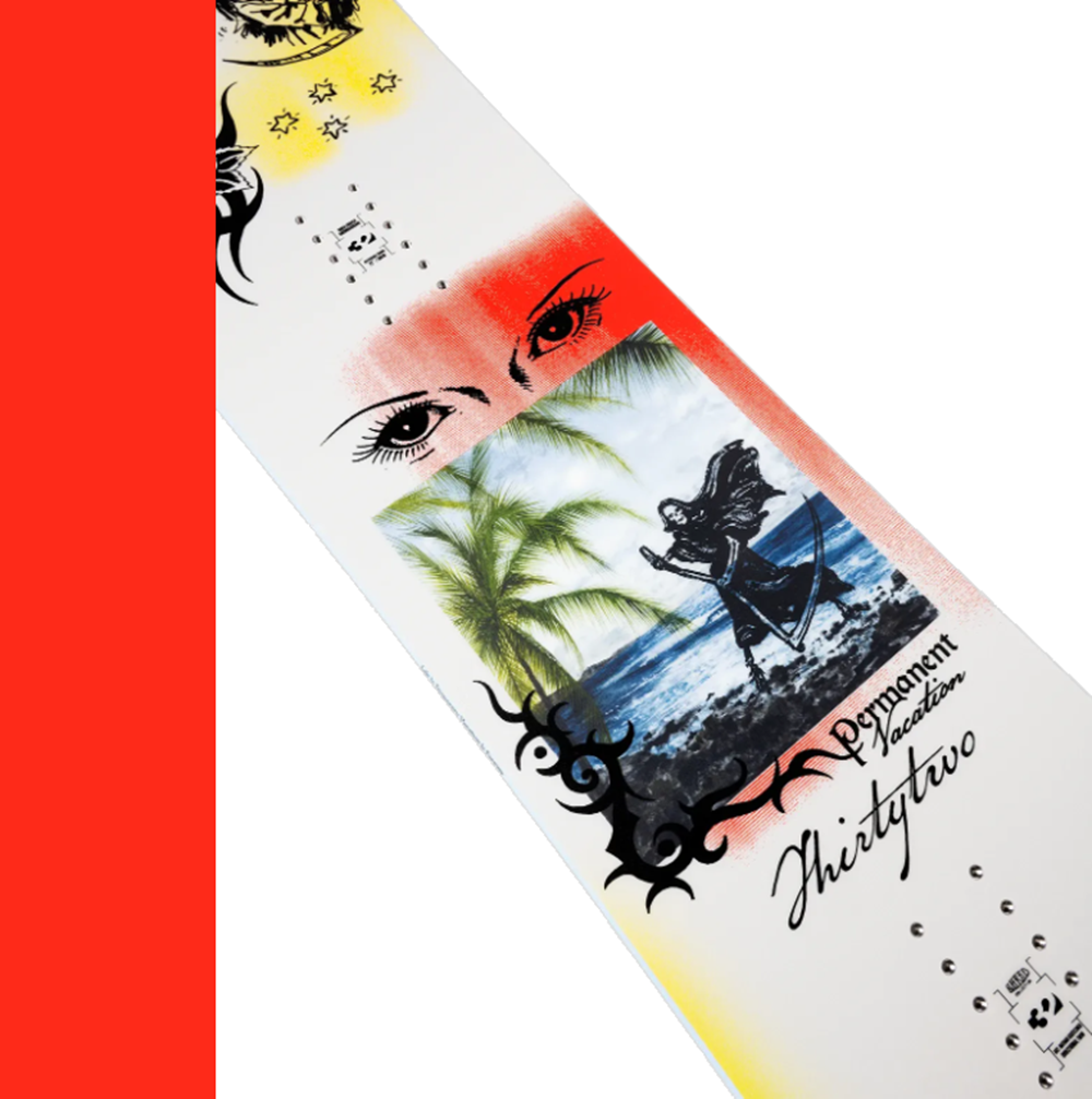 ThirtyTwo Permanent Vacation Snowboard 2027 White 159W