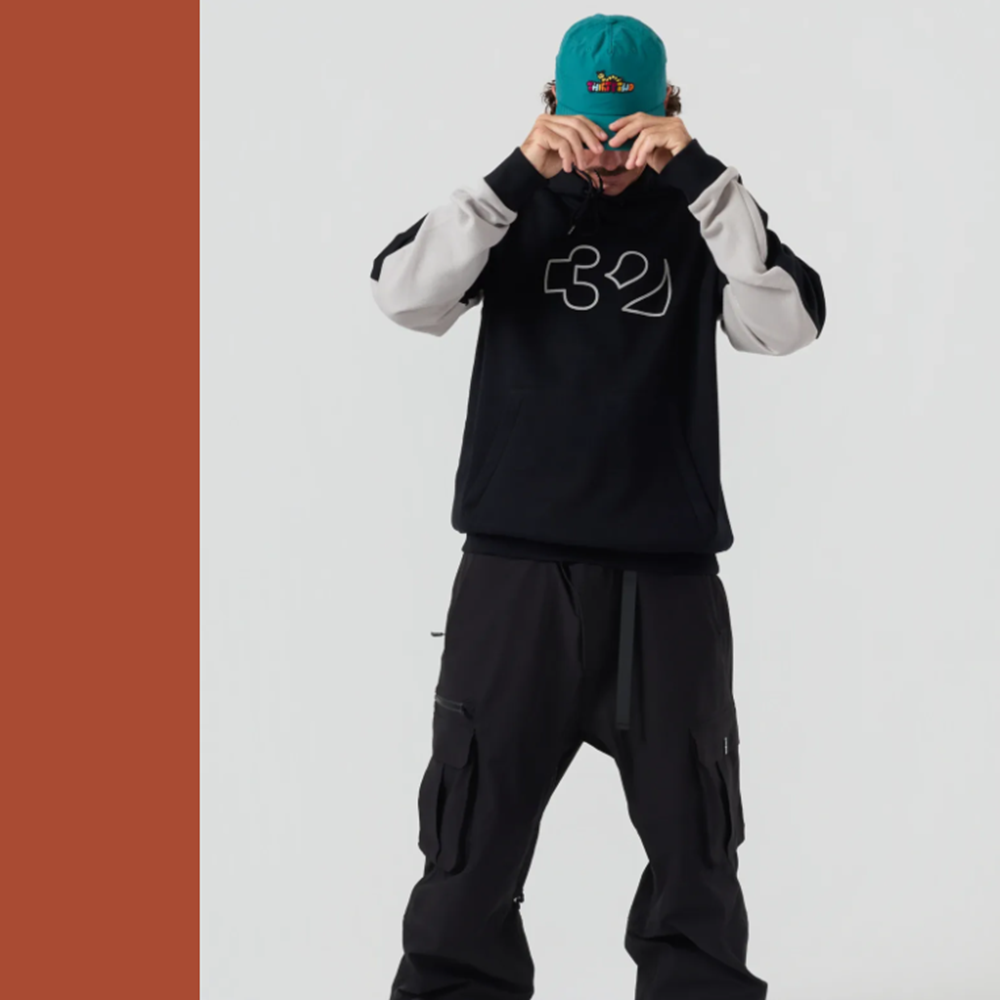ThirtyTwo T32M Tech Hoodie Black Grey