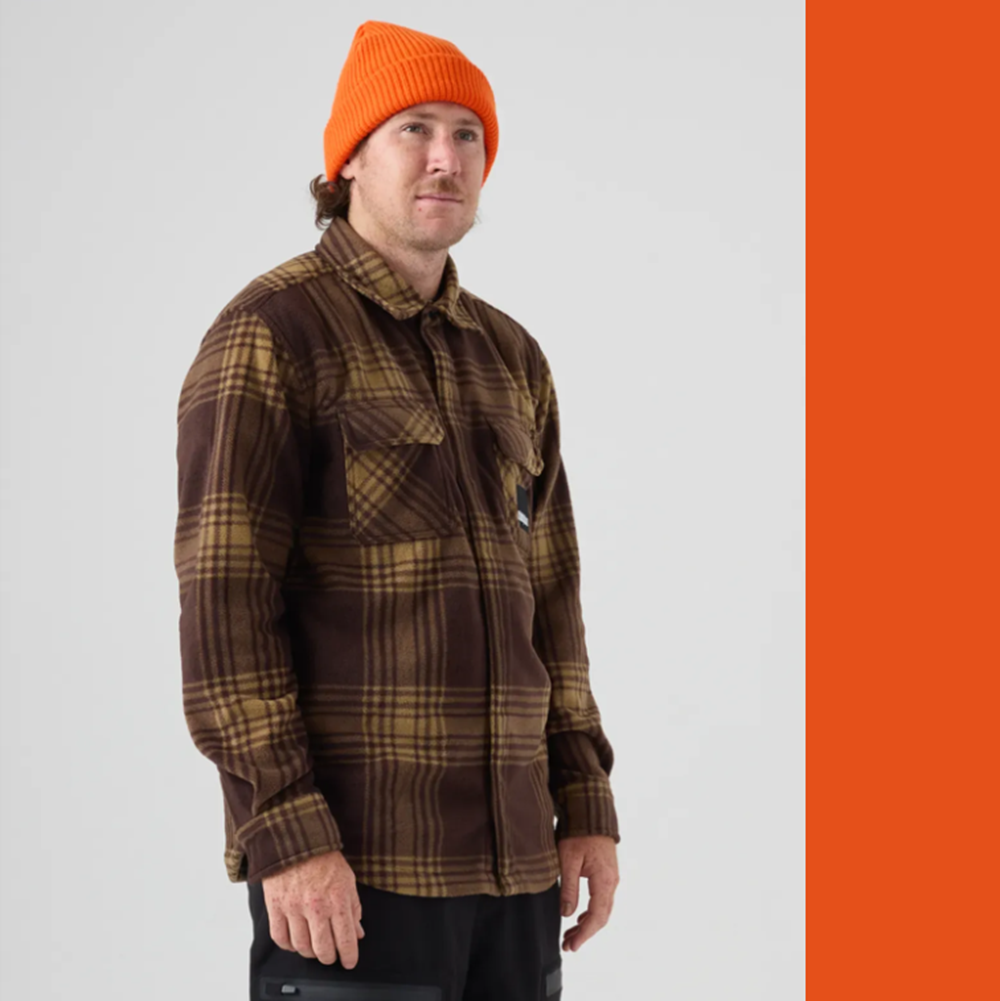 ThirtyTwo 32 Rest Stop Shirt Tobacco