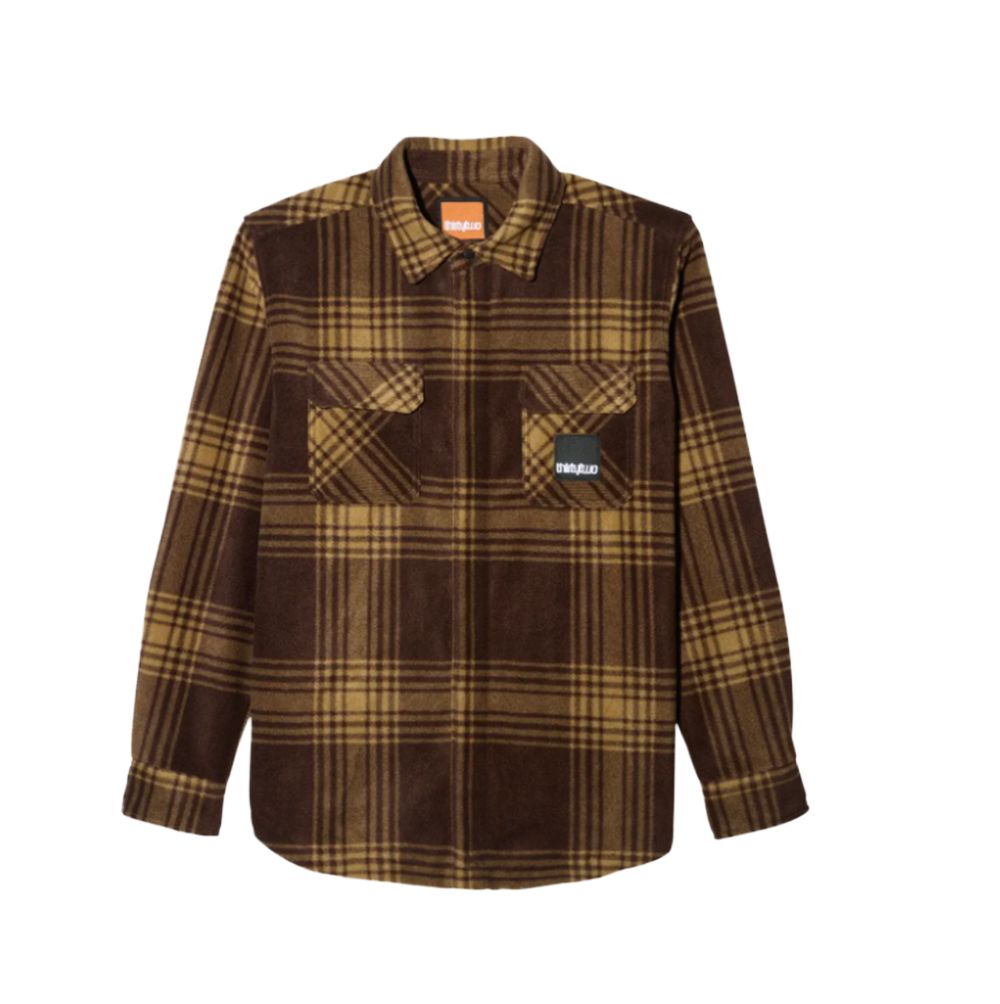 ThirtyTwo 32 Rest Stop Shirt Tobacco XL