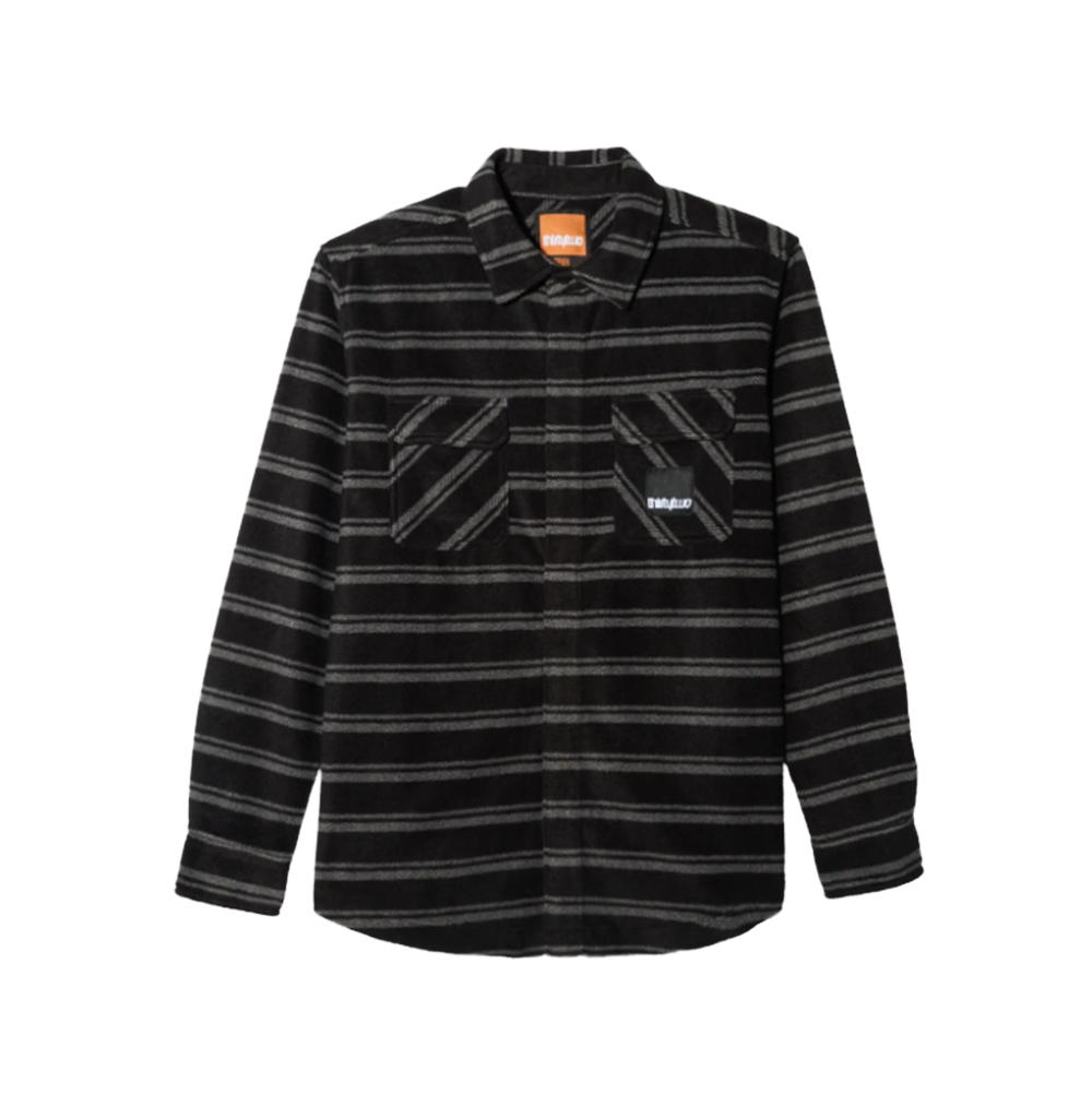 ThirtyTwo 32 Rest Stop Shirt Black Tan M