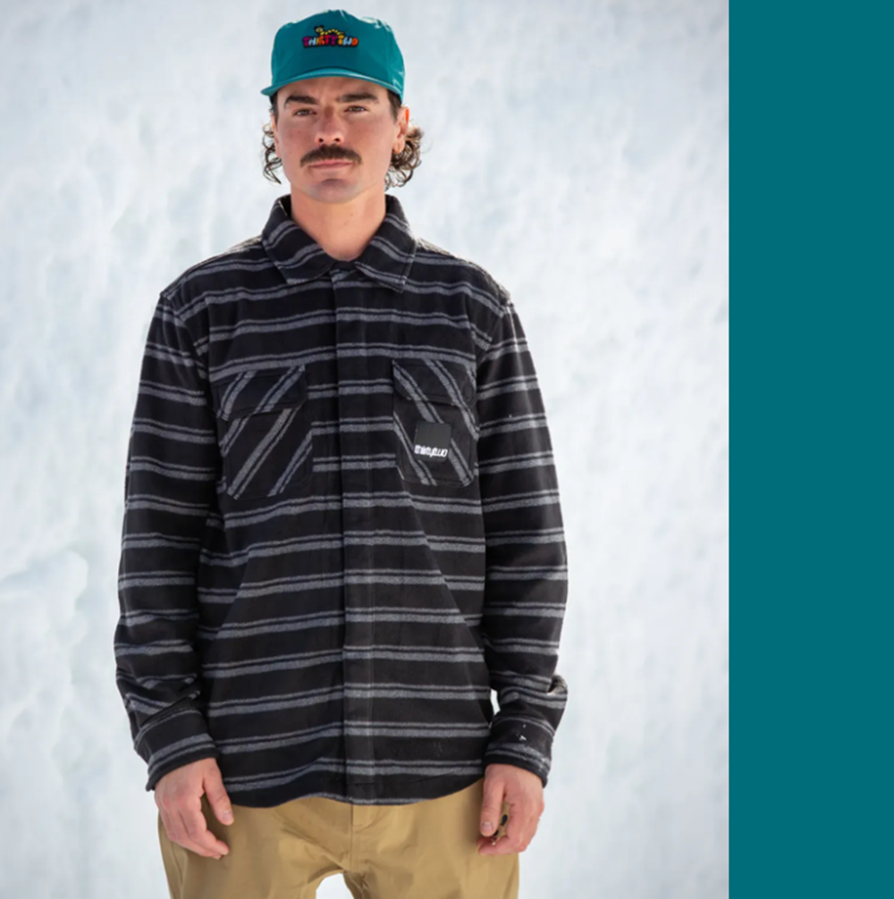 ThirtyTwo 32 Rest Stop Shirt Black Tan