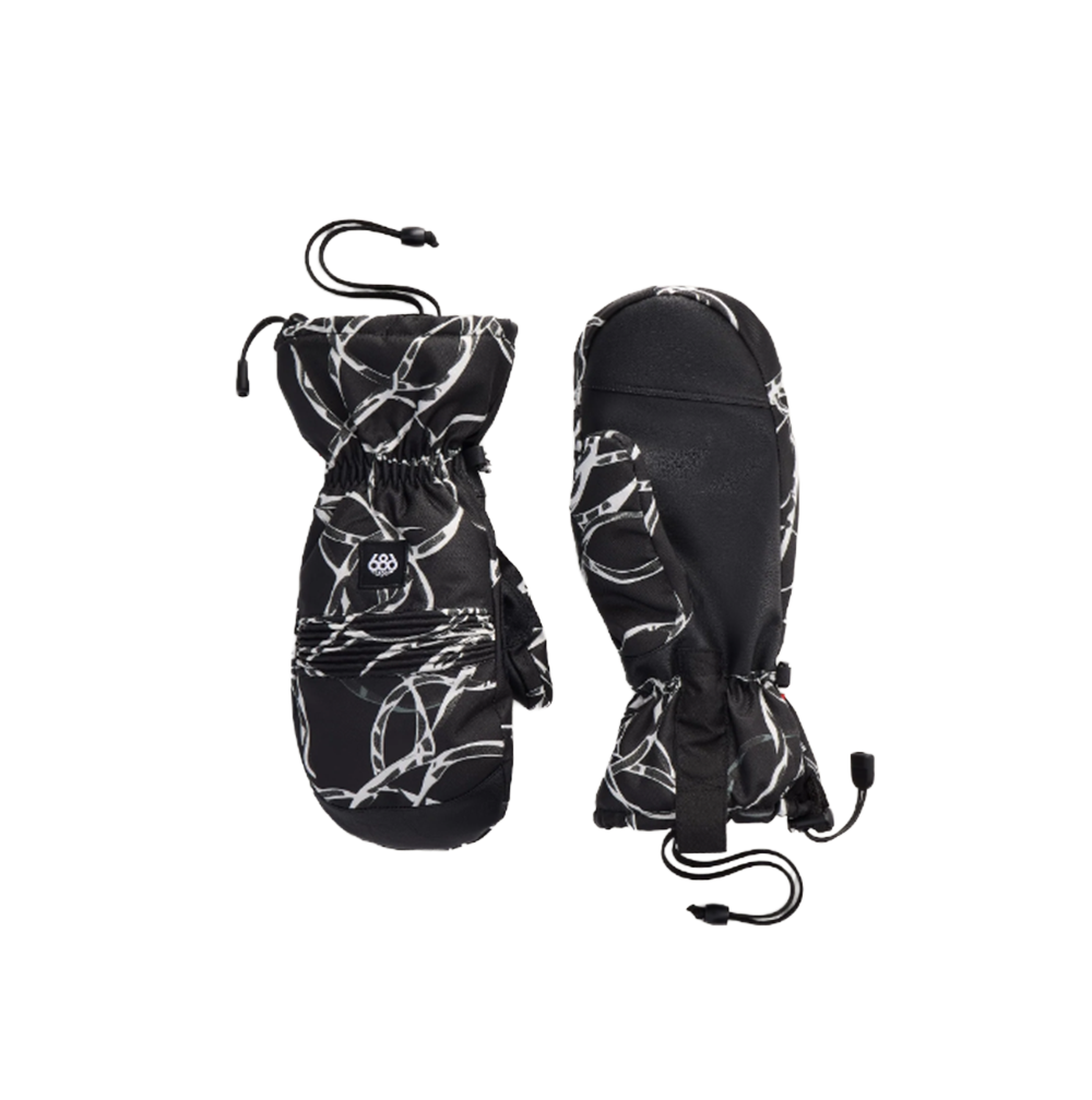 686 Lander Mitts Black Wire M