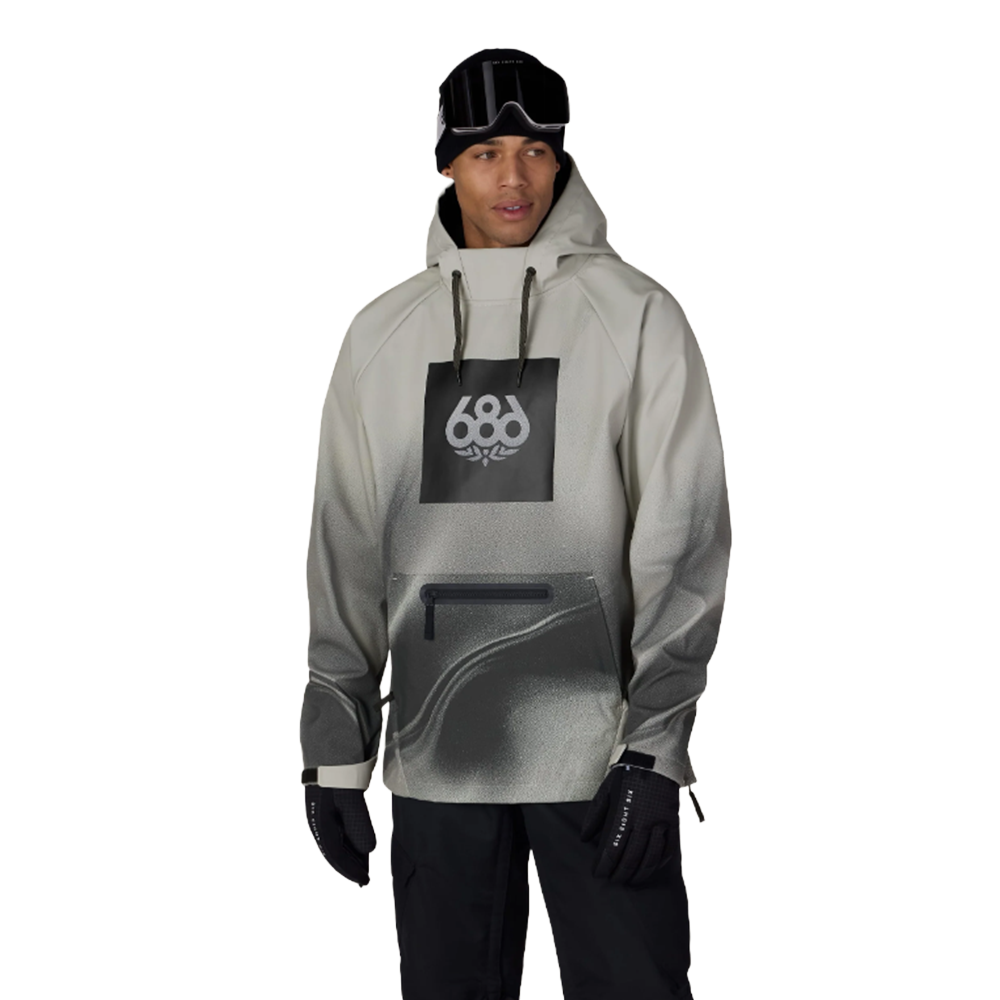 686 Waterproof Hoody Limestone Burnt Dunes Small