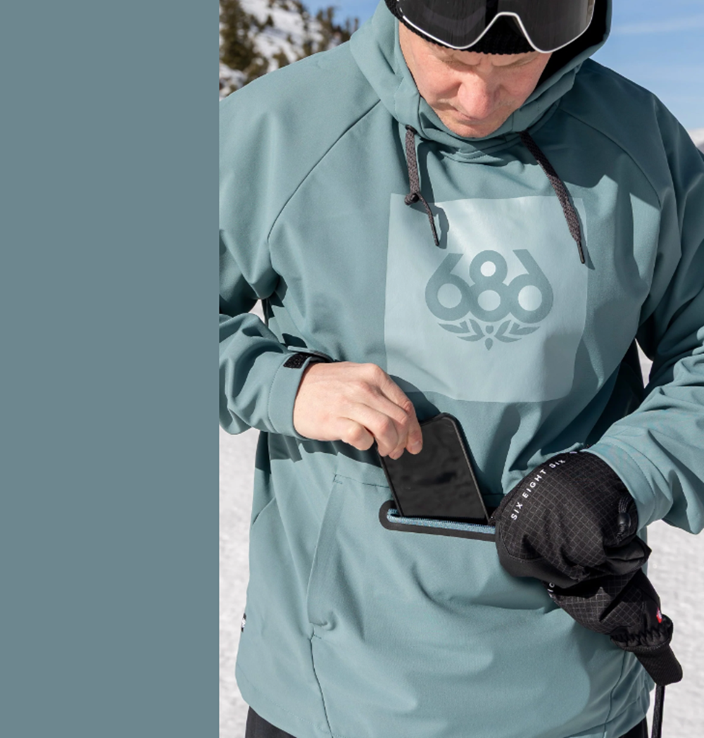 686 Waterproof Hoody Pale Firn