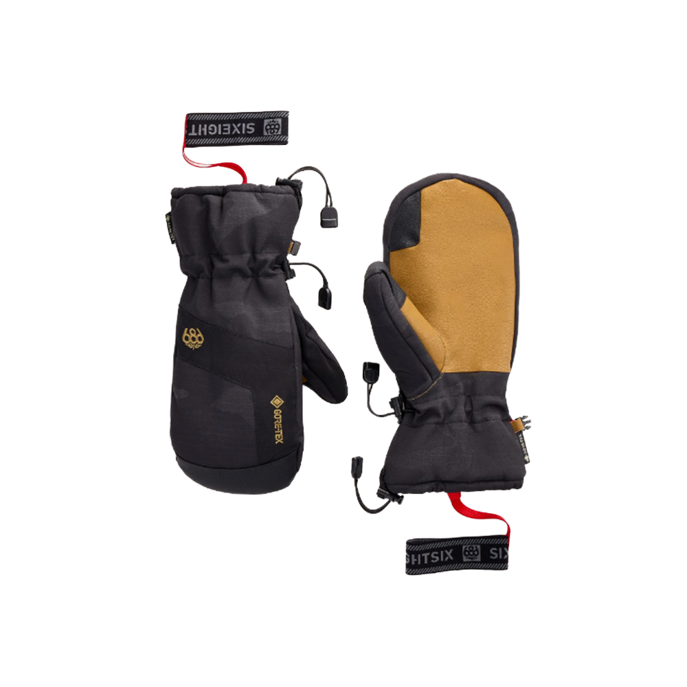 686 Linear Mitts GoreTex Black Camo XL