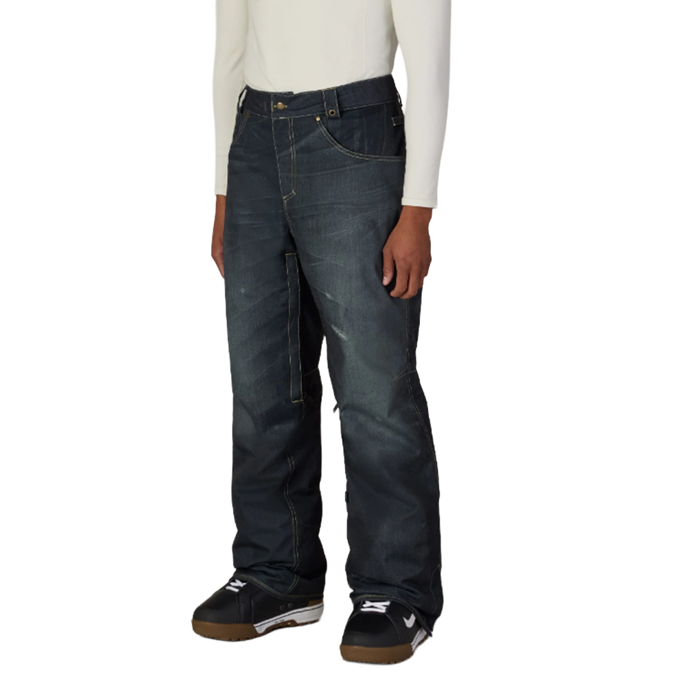 686 Deconstructed Denim Insulated Pants Black Denim XL