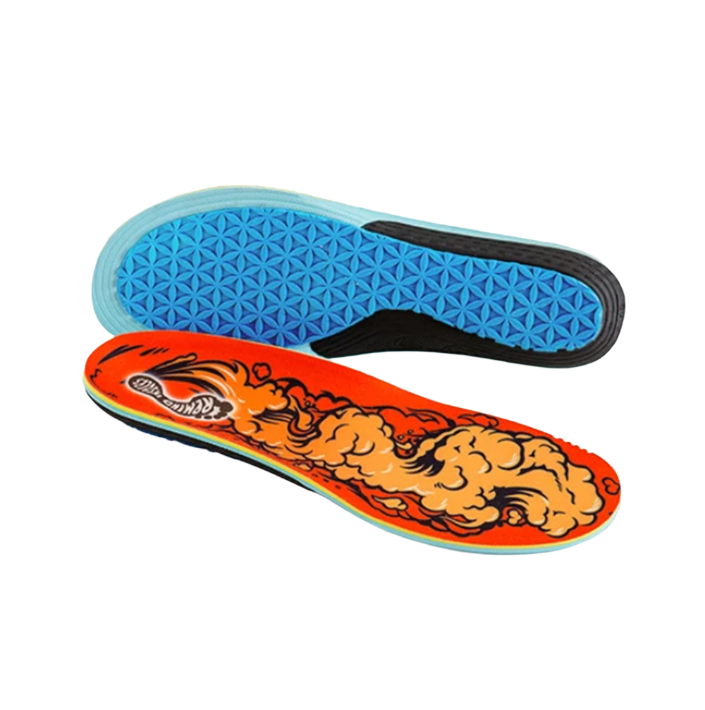 Remind Cush Active Clouds 5.5mm Mid-High Insoles Red Orange 10-10.5