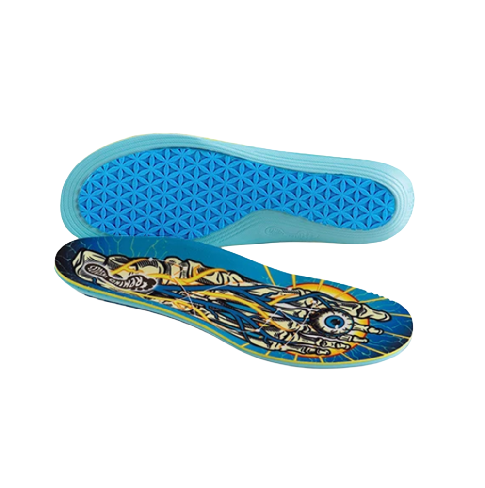 Remind Destin Impact Reflexology 5.5mm Insoles Blue 11-11.5