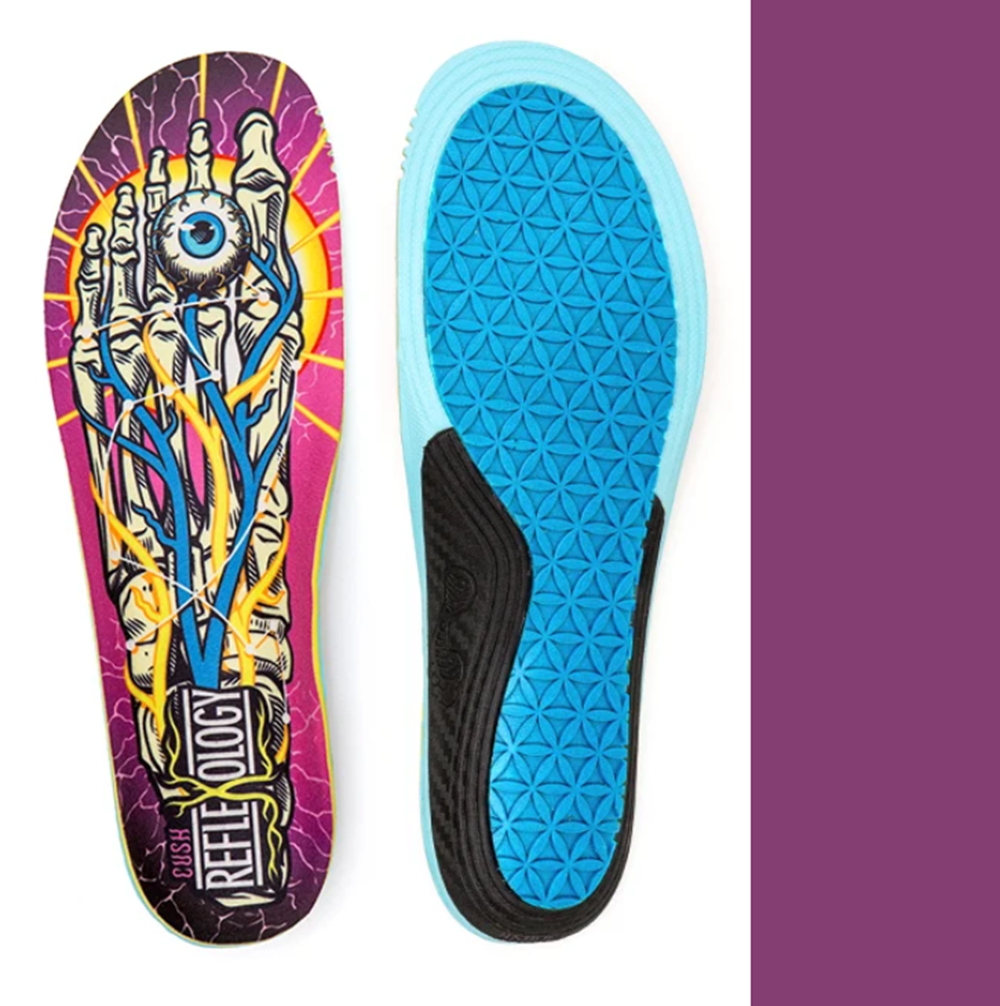 Remind Cush Impact Reflexology 5.5mm Insoles Purple