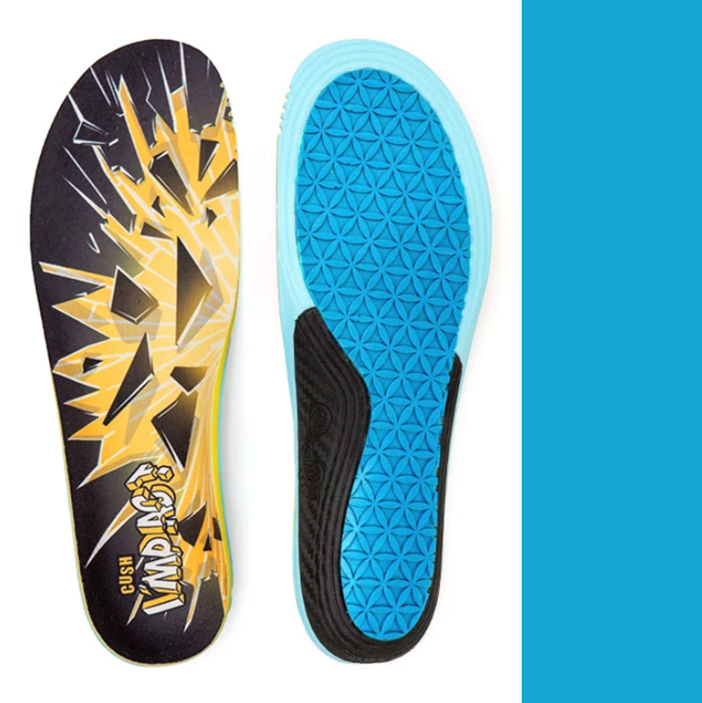 Remind Cush Impact 7mm Insoles Black Yellow