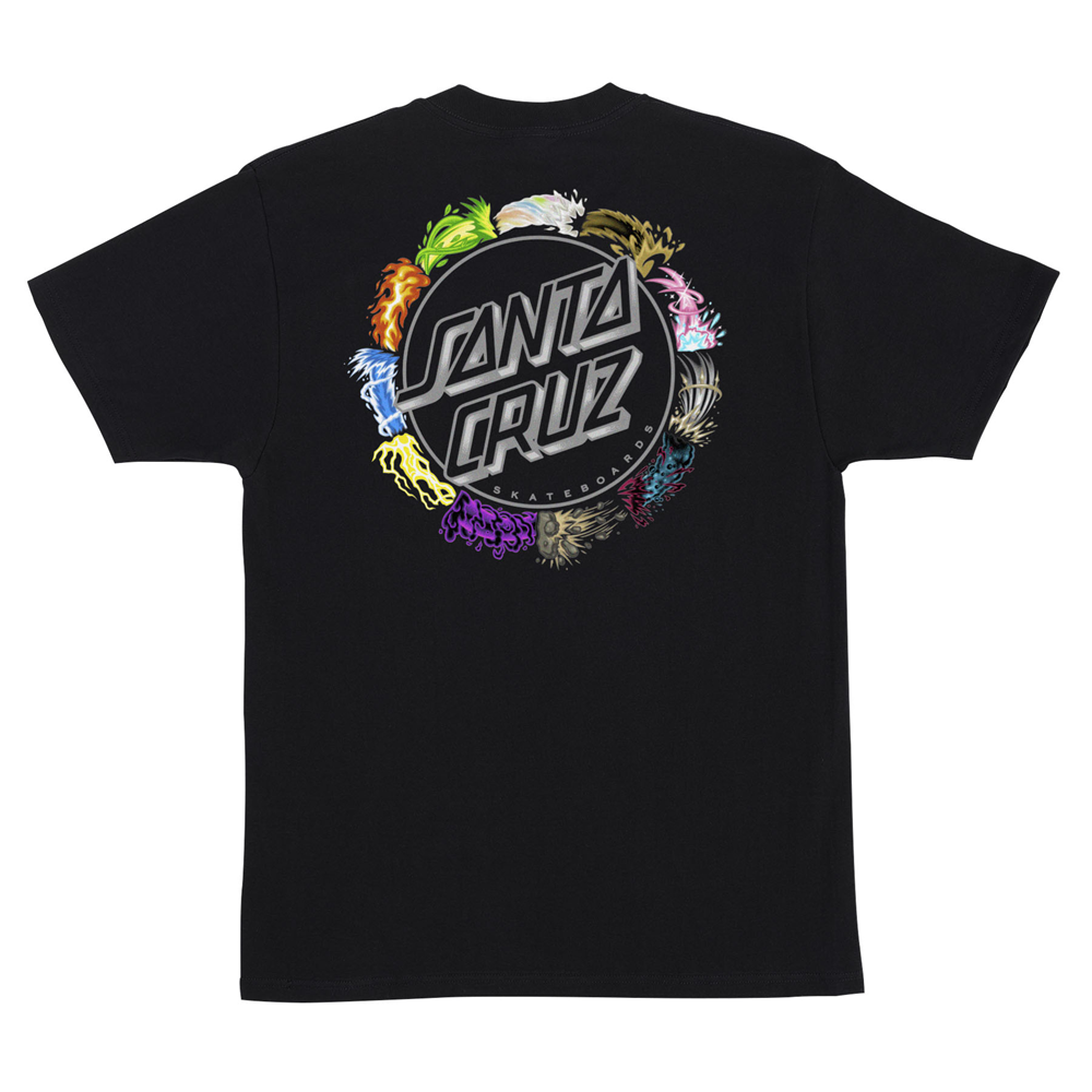 Santa Cruz Pokemon PowerDot Heavy Tshirt Black