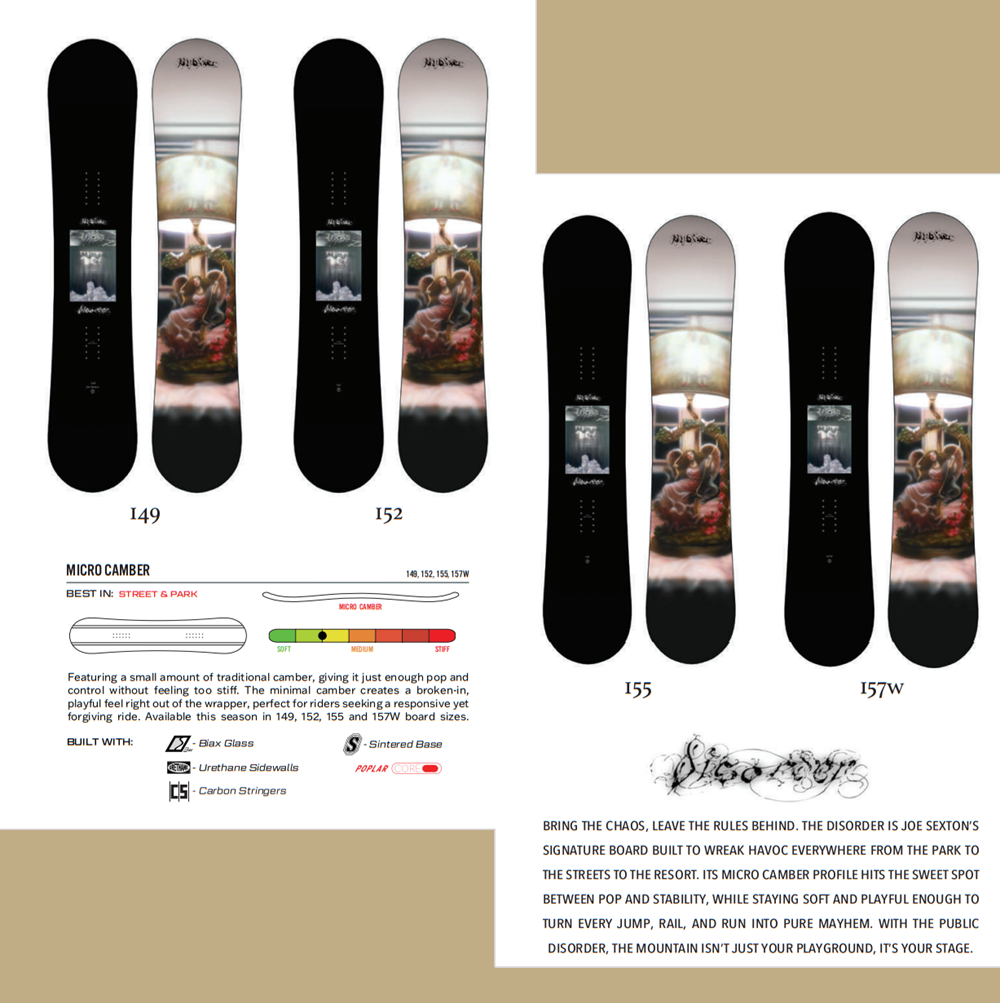 Public Disorder Snowboard 2027 Black 152