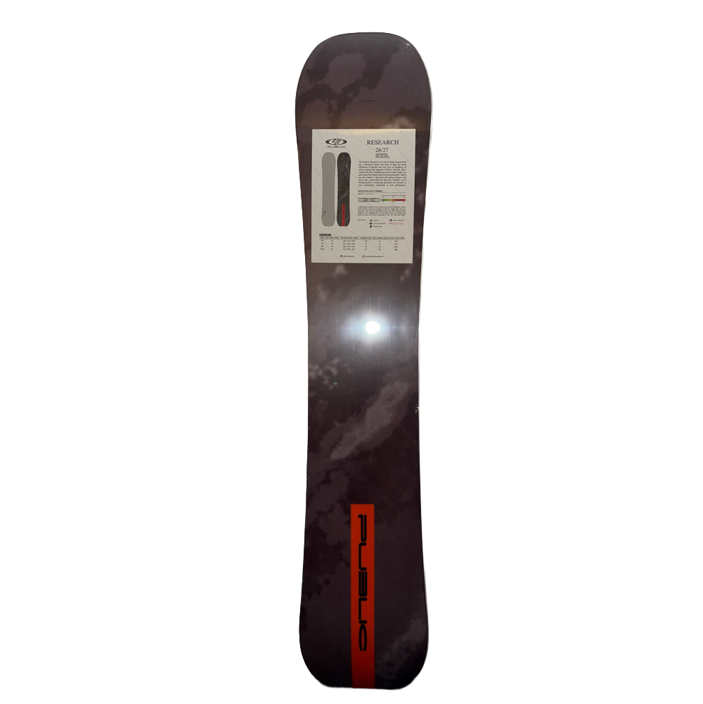 Public Research Snowboard 2027 Gray 157
