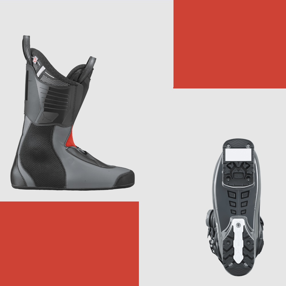 Nordica Speedmachine 3 100 Boa Ski Boots Grey Black White