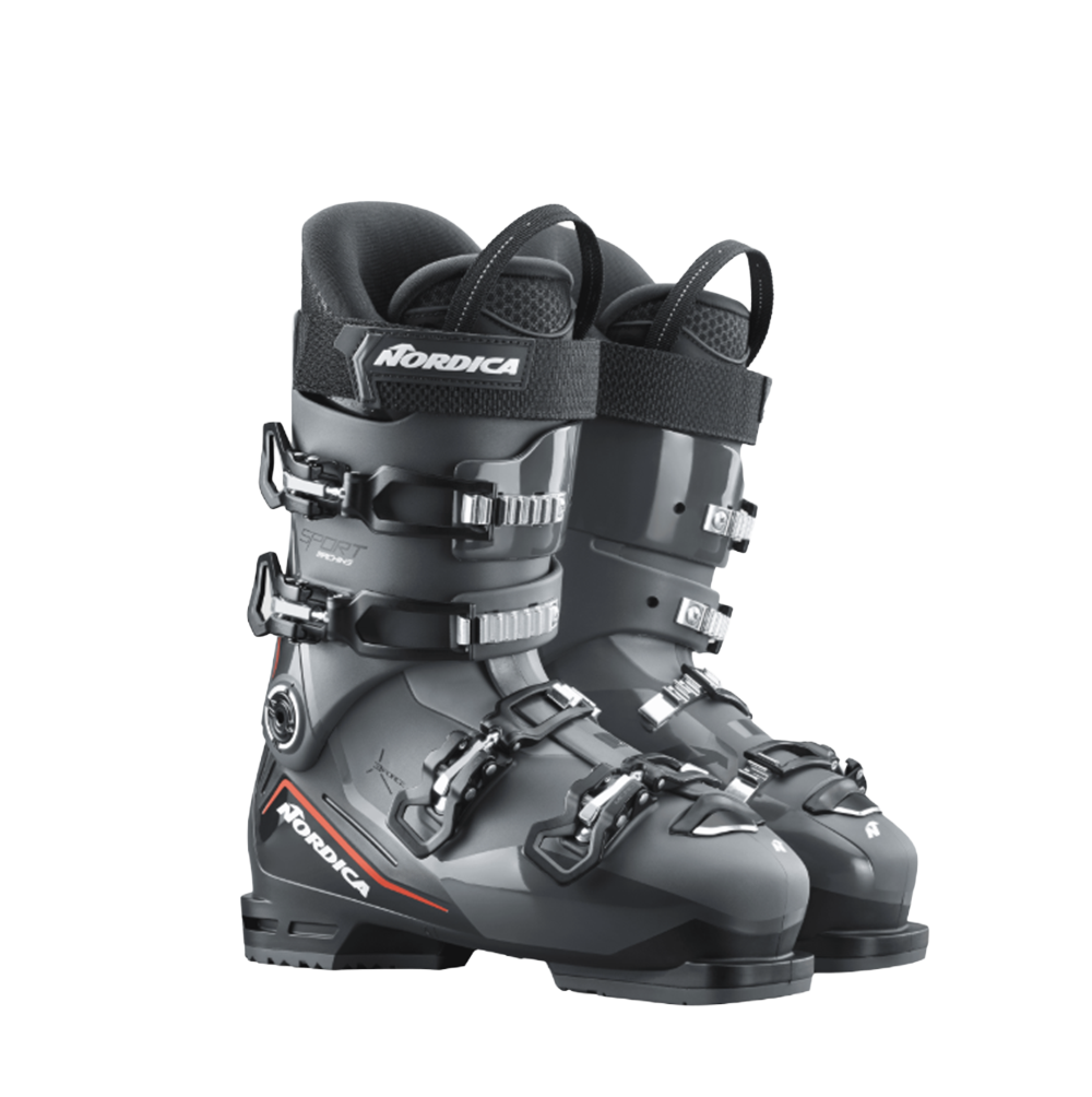 Nordica Sportmachine 3 80 Ski Boots Grey Black Red 27.5