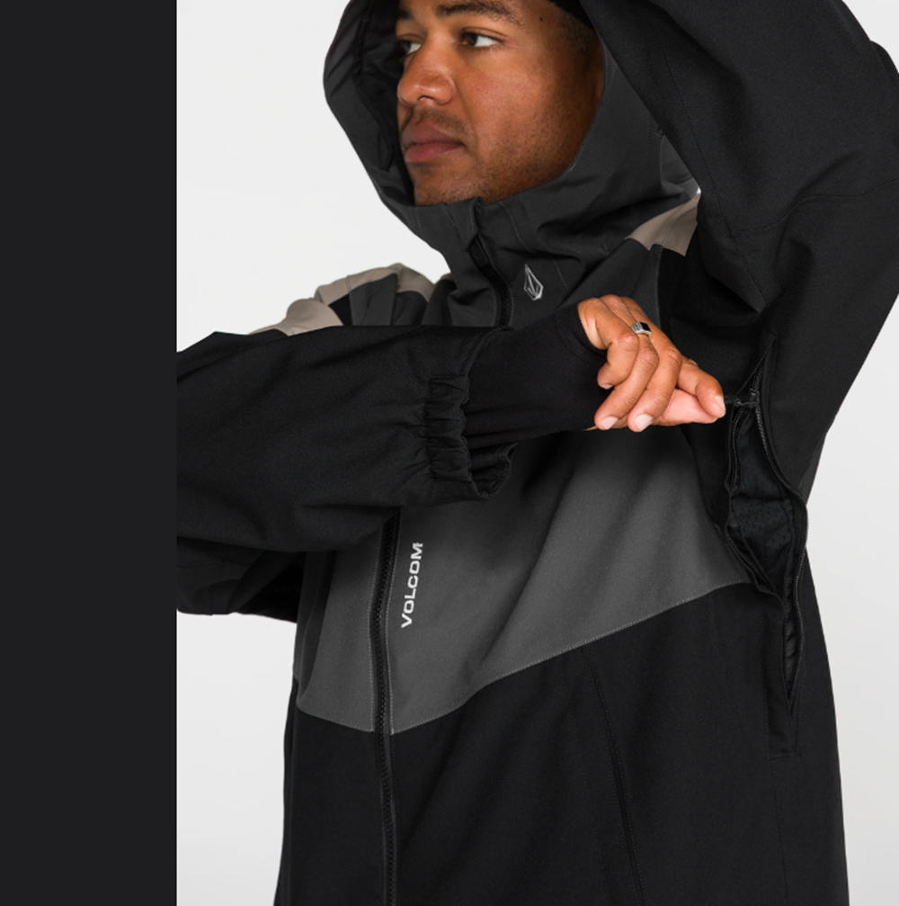 Volcom Brighton Full Zip Jacket Grey