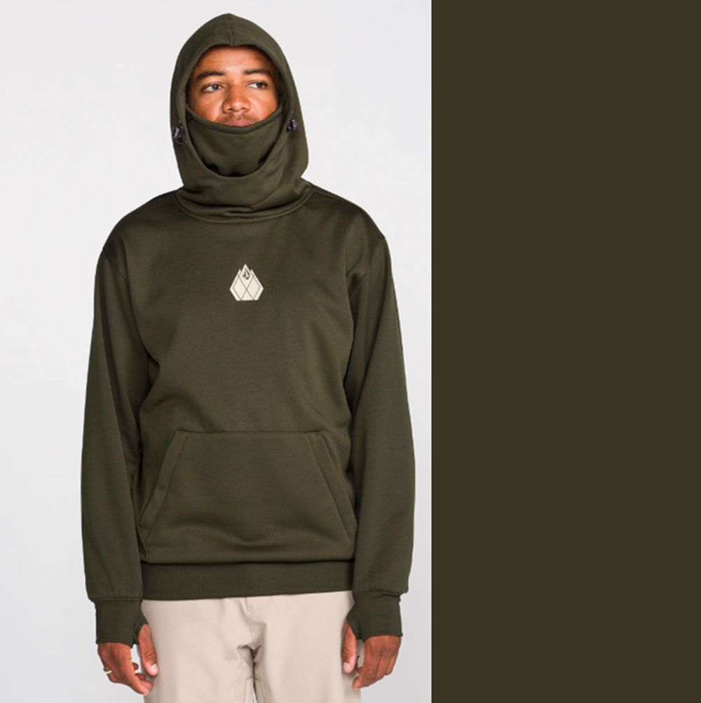 Volcom Hydro Riding Hoodie Dark Green