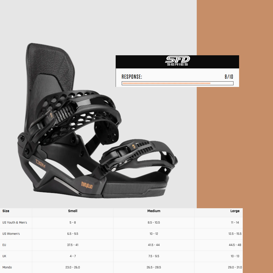 ThirtyTwo 32 T32M XLT FASE Bindings 2027 Black Large