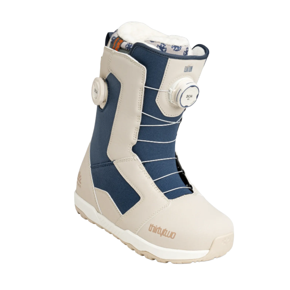 ThirtyTwo 32 STW Double Boa Luxton Autumn Boots 2027 Womens Tan Blue 7.5
