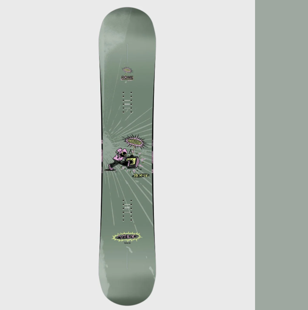 Rome Artifact Snowboard 2027 Green 150