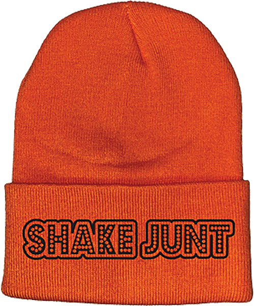 SHAKE JUNT STRETCH LOGO BEANIE ORANGE